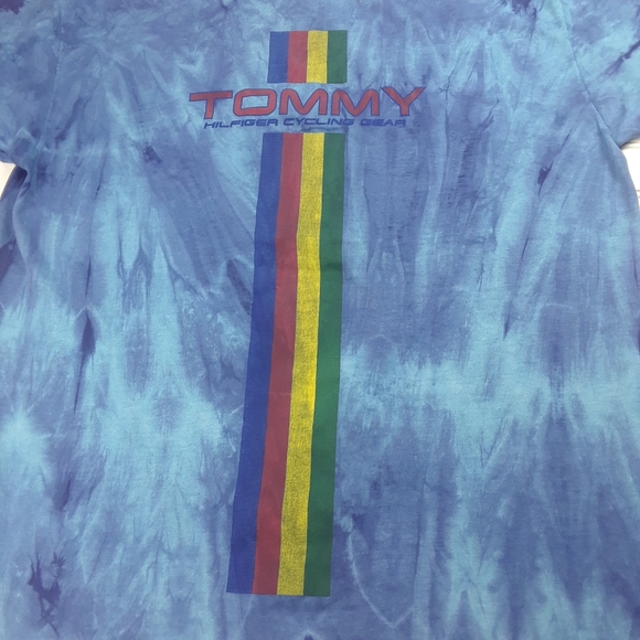 VINTAGE Tie Dye Tommy Hilfiger Cycling Cycle Gear - Picture 3 of 10